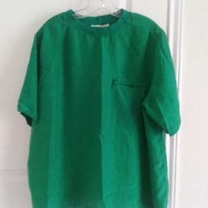 Jessica Young 100% SILK women blouse size 2X color